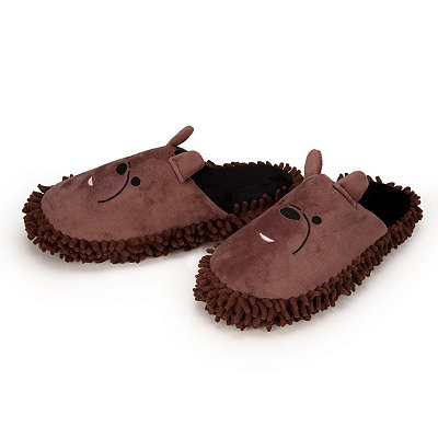 Pantufa Chinelo Urso Marrom - Importway