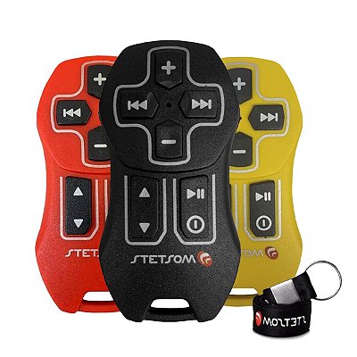 Controle De Longa Distancia Sx Universal Para Som Automotivo Com 8 Funções E Modo Aprender - Stetsom