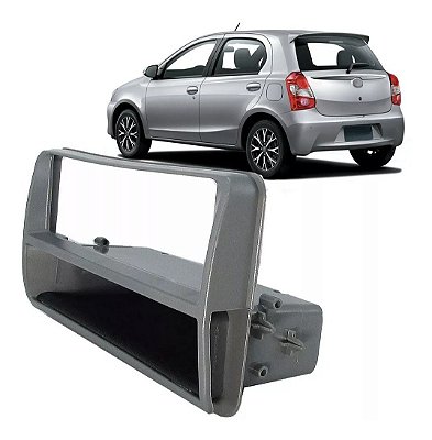 Moldura P/ Aparelho De Som/Dvd 1Din Cinza Etios (Todos) - Corolla 15/... Ap680 - Expex