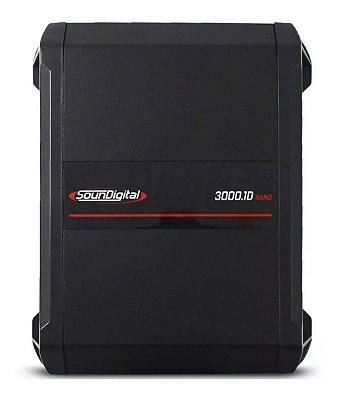 Amplificador Elétrico De Audiofrequência Sd3000.1D-1 Nano 3000 Wrms - Soundigital