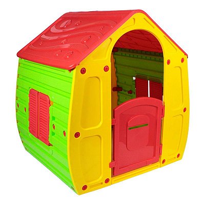 Casinha De Brinquedo Magical Amarelo C/ Verde - Bel