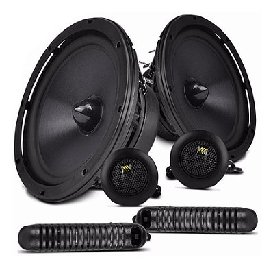 Kit Alto-Falante Cs60Bk + Alto-Falante 6X9 Bravox 360W Rms Quadriaxial Qrx 69 + Módulo Potência Tarampsts400D 4-Ohms(4Cn) - Bravox