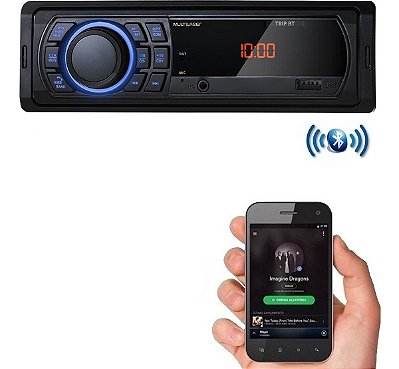 Som Automotivo Trip Bt P3344 Com Bluetooth E Usb - Multilaser