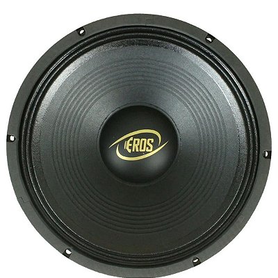 Alto Falante Eros Woofer 12 Polegadas Eros E-450Lc Black - 450 Watts Rms - 4 Ohms - Eros