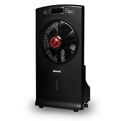 Climatizador Umidificador De Ar Portátil Frio 3 Litros 4 Velocidades 90W Amvox Acl 003 Preto 220V - Amvox