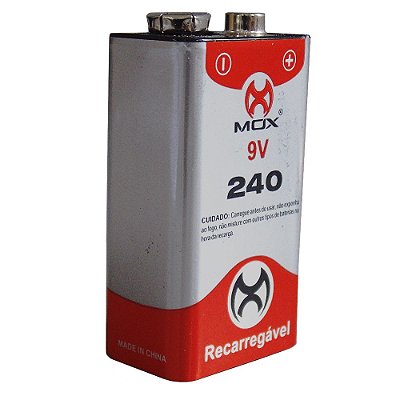 Bateria Recarregável Mo-9V240 - Mox