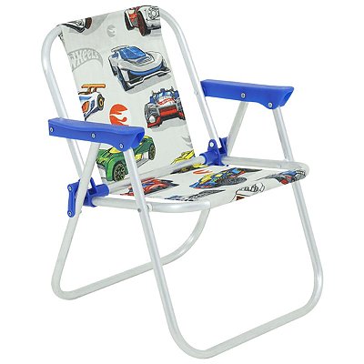 Cadeira Infantil Hot Wheels Aluminio - Branca 025201