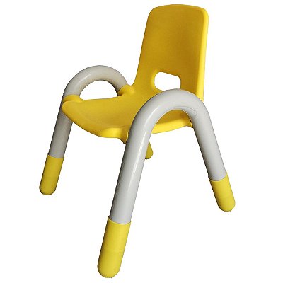 Cadeira Plastico 38 X 41 X 56Cm Amarelo Bw086Am