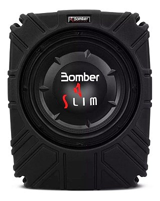 Caixa de Som Slim Selada Subwoofer 10 Polegadas 200W RMS 4 Ohms Bobina Simples - Bomber