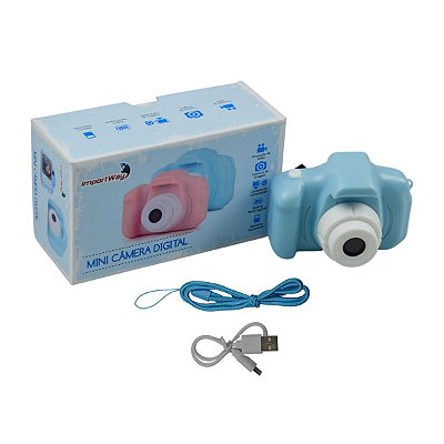 Camera Infantil Digital Azul Bw169Az
