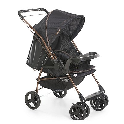 Carrinho Milano Rev Ii Preto Cobre 1016Ptc