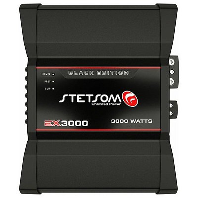 Ex3000Black_1 Ampl Dig 3000W 1Canal 1Ohm