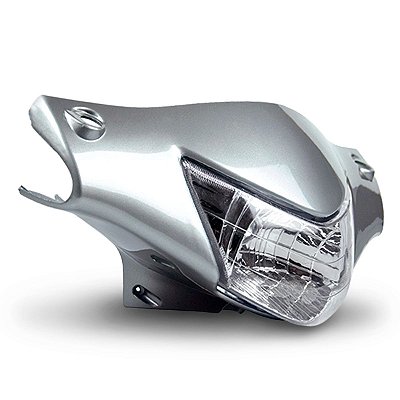 Farol Compl C/Caren.S/Freio A Disco Compat.Biz 125 Ks/Es 08/09 Prata Met N.Orig.