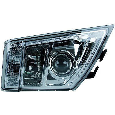 Farol Dianteiro Ld, Compativel C/ Veiculos Volvo Material Aco, Plastico E Vidro / Bvv03-016