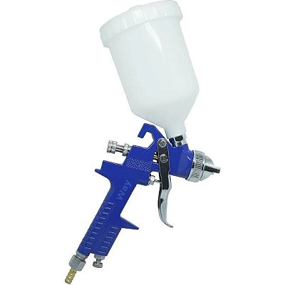 Iwpphvlp-2B Pistola Pintura Gravidade Hvlp C/ 2 Bicos - 1,4 E 1,7Mm - Capacidade Da Caneca: 600 Ml