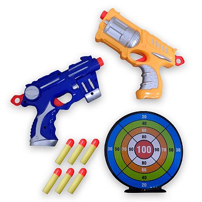 Kit Pistola Infantil Lanca Dardos Bw172