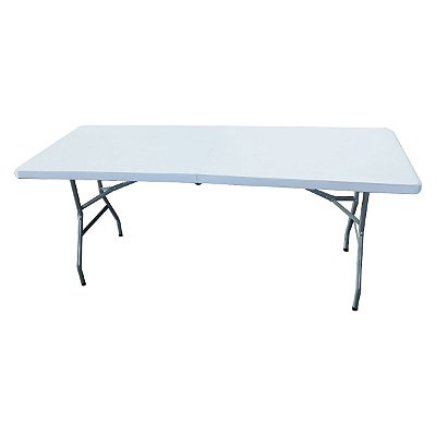 Mesa De Camping Dobrável Resistente Vira Maleta 1,80M