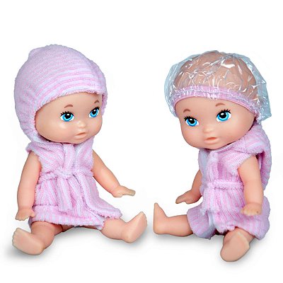 Mini Doll - Little Mommy - Hora Do Banho - Mattel