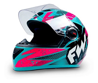 Capacete Gtn Speed Azul Claro - FW3