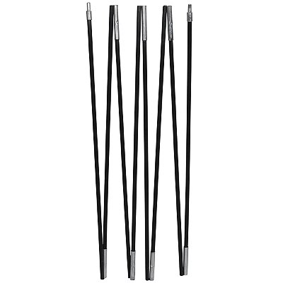 Varetas Para Reposição De Barraca Iglu 4 Lugares 54 cm Preto Fibra De Vidro Resistente Bel