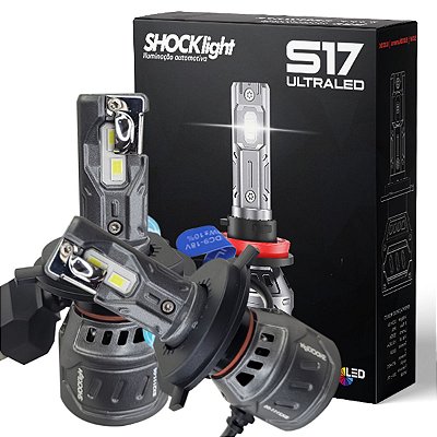 Kit Ultraled S17 Nano H4 HB4 6000K + LED T10 Brinde