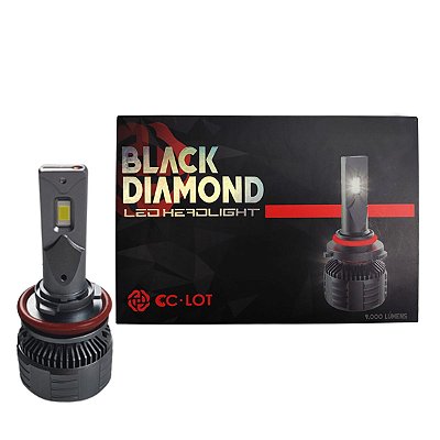 Lâmpada Led H15/H27 JR8 Black Diamond 9000 Lumens 12v A 14v 6000k Com Cambus E Resistente A Água