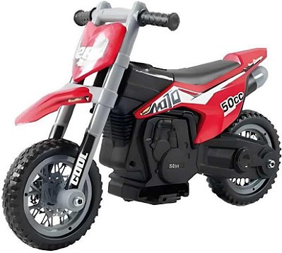 Mini Moto Elétrica Cross 6V Importway Vermelha BW233VM Inmetro