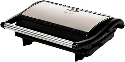 Sanduicheira e Grill Amvox Ams 800 127v - Preto/Inox