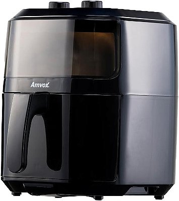 Fritadeira Air Fryer Turbo Cyclo Amvox Arf 1250 5,5L 1400W 110V - Preto