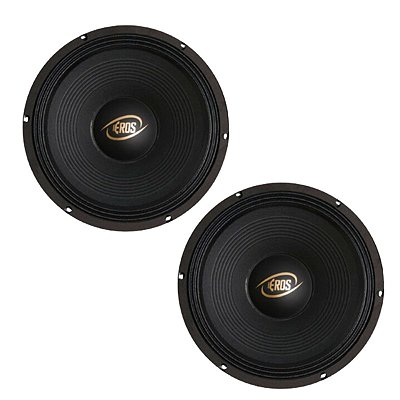 2 Alto Falante 12 Polegadas Eros Potência 400w RMS Bobina Com Fio Aprimorado CCAW Com Impedância Nominal 8 Ohms