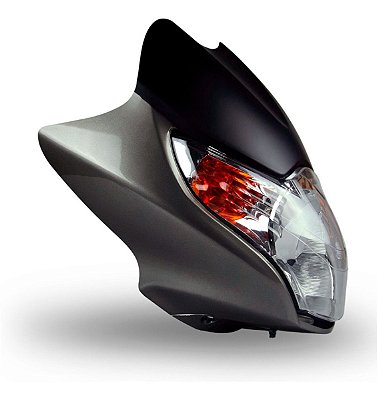 Farol Completo Com Carenagens Laterais Titan 150 Prata Metálico - 2010 - Foco Sportive