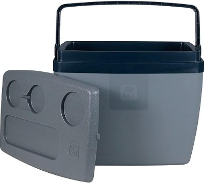 Caixa Térmica Cooler Opala 36 Litros 54 Latas Bel Tapa com Suporte Lata Alça Resistente Trava de Segurança