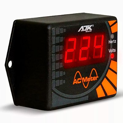 Voltímetro Ajk Ac Meter Display Led Rede Elétrica Bivolt