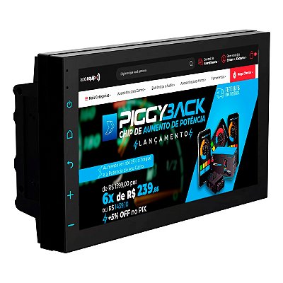 Central Multimídia 7 Polegadas Com Carplay Android Auto Bluetooth Espelhamento Celular Connectmedia - Faaftech