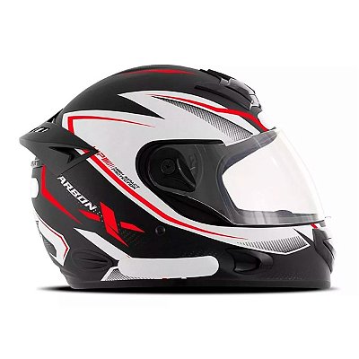 Capacete Moto Fechado Viseira Cristal Mixs MX2 Carbon Inmetro Tamanho 62 - Pro Tork