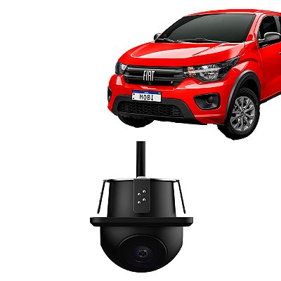 Câmera de Ré Com Conexão Original para Fiat Mobi 2021 até 2025 720p