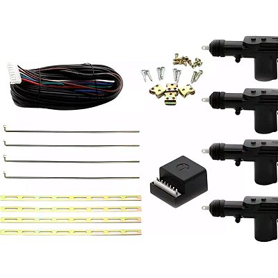 Kit de Travas Elétricas 4 Portas 2 Masters Tech One Praticidade Segurança