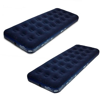 2x Colchões Infláveis Casal Star Azul Colchão PVC 185cm Altura Suporta até 150kg - NTK Nautika