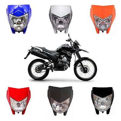 Farol Completo Com Carenagem Yahama Lander 250 Azul Preta Cinza Vermelha Branco Laranja - Sportive
