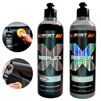 Kit Revitalizador de Plástico Automotivo Interno e Externo - Expert