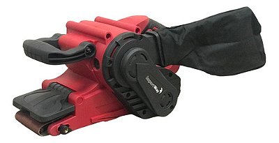 Lixadeira De Cinta Elétrica 970w Importway Vermelha Cor Vermelho 220v