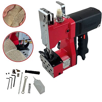 Máquina De Costurar E Fechar Sacaria 127v Profissional Para Confecções Importway