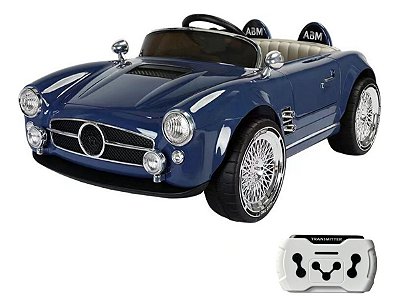 Mini Carro Elétrico Infantil Retrô 12v Importway Cor Azul Voltagem Do Carregador 110v/220v