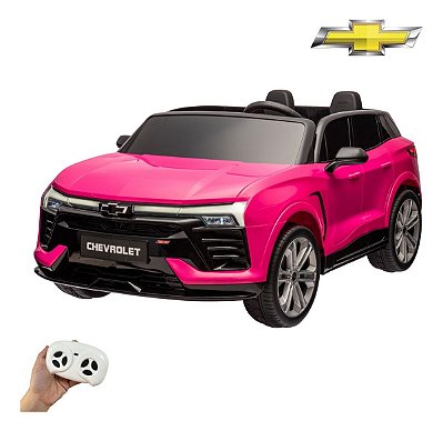 Mini Carro Elétrico Infantil 24v Chevrolet Blazer Ss Gigante Cor Rosa