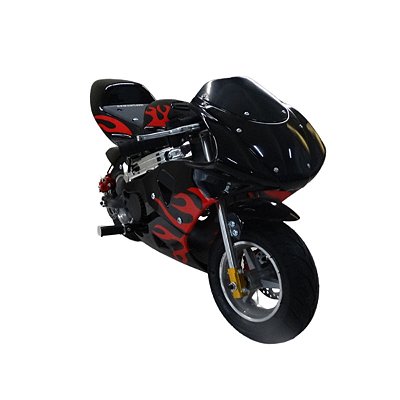 Mini Moto Speed Infantil 49cc Motor 2t 40km/h Até 60kg Preta