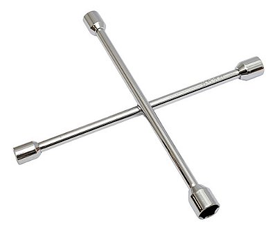 Chave De Roda Cruz Aro 17 19 21 23mm Universal Profissional