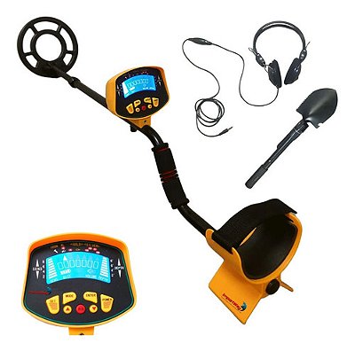 Detector De Metais Importway Ouro Prata Bronze Com Fone E Pá Importway