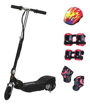 Patinete Elétrico Potência 120w Com Kit Proteção Completo Importway
