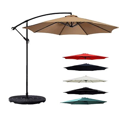 Conjunto Base Para Ombrelone 4 Peças 13 Litros Enchimento Com Água E Areia