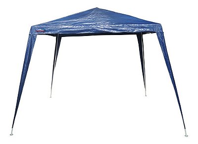 Tenda Gazebo 3x3 Azul Montável Com Bolsa Importway Para Praia Piscina Camping E Eventos